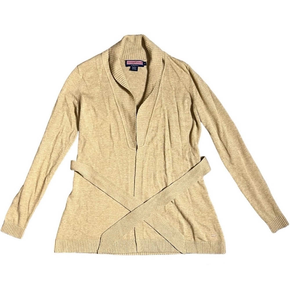 Vineyard Vines Sweater Women Cardigan Open Wrap - Small